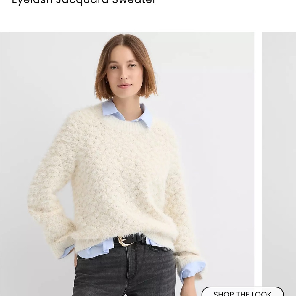 LOFT Women's Soft Cream Sweater